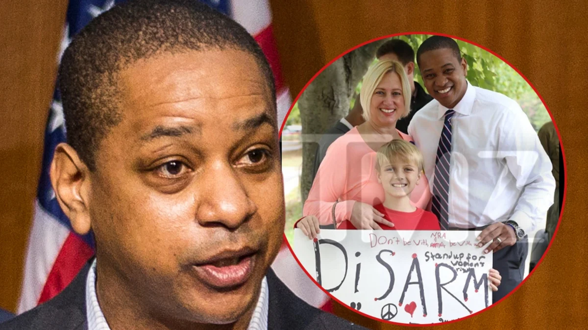Justin Fairfax Holds Up ‘Disarm Abusers’ Sign Years Before Murder-Suicide