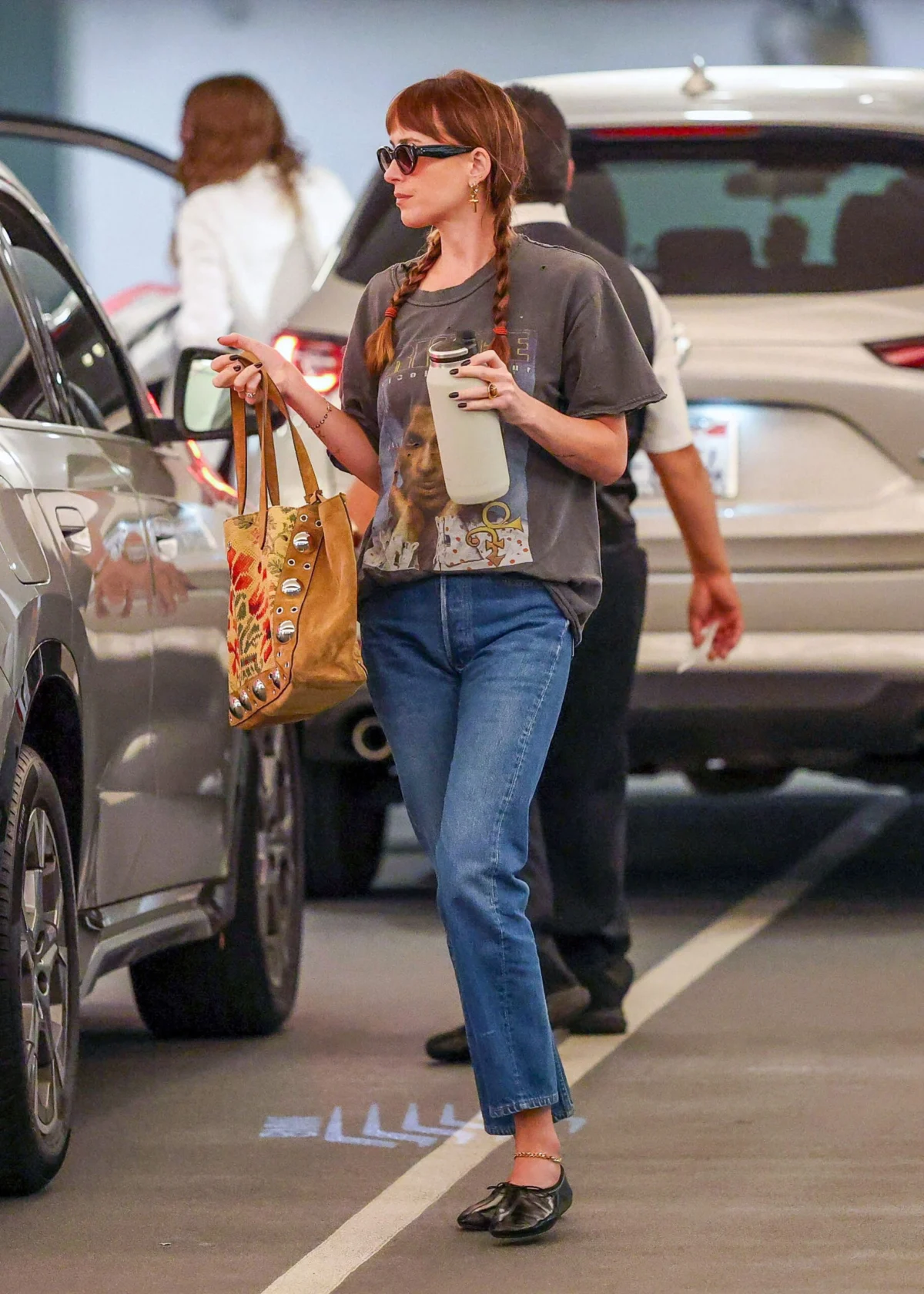 Dakota Johnson Solidifies the Phoebe Philo Aesthetic in Beverly Hills as Ballet Flats Reclaim Dominance in Luxury Street Style
