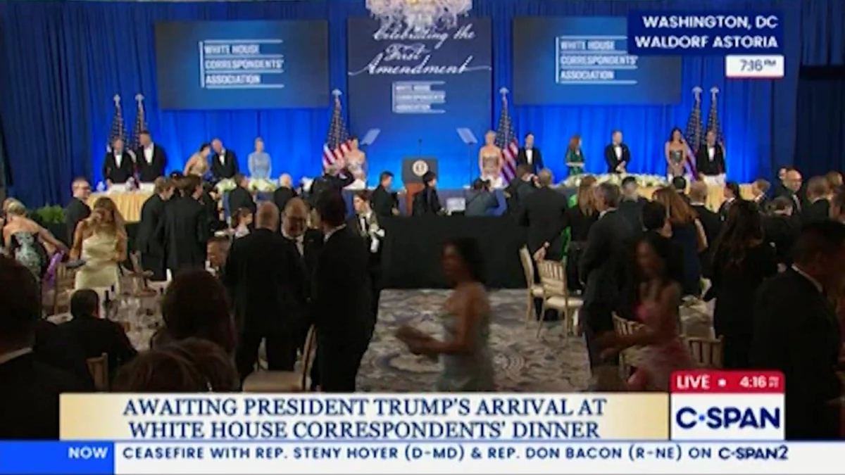 White House Correspondents’ Dinner: Trump, RFK Jr., Cheryl Hines Arrive