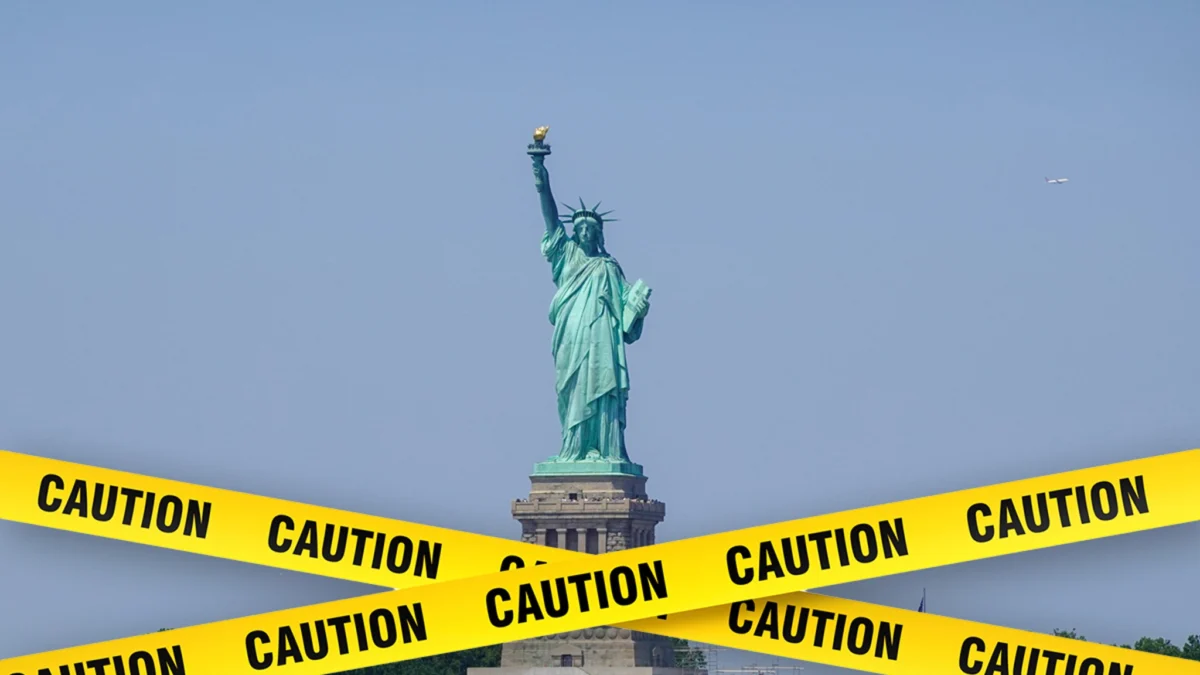 Statue Of Liberty Boat Horror, Woman And Infant Dead, 12 Others Rescued.